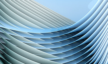 A computer generated image of blue and white lines